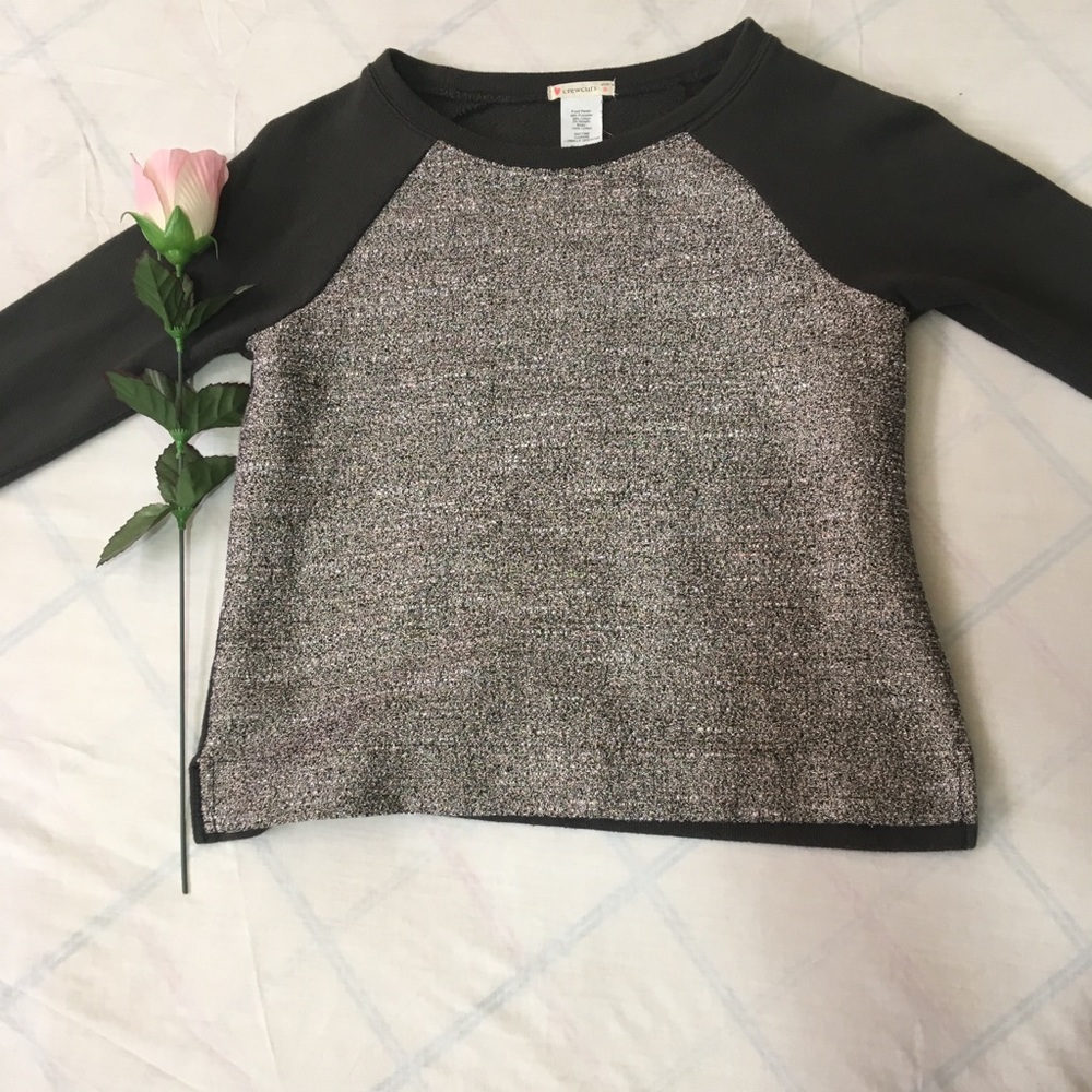 Gray glittery sweater